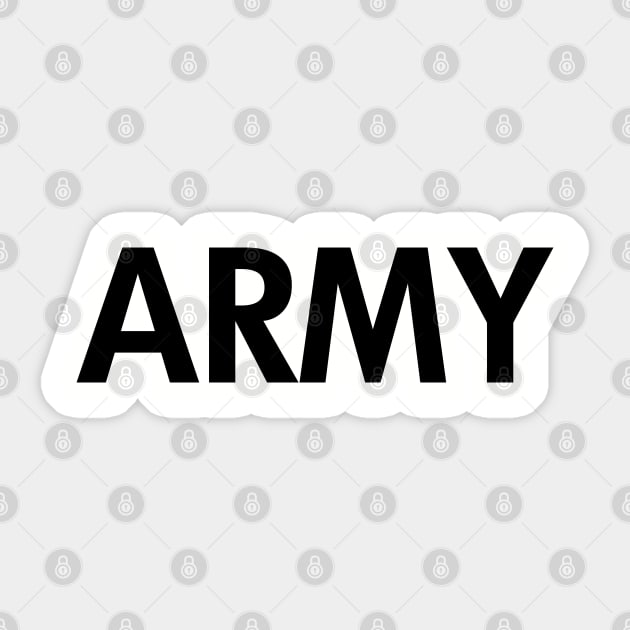 US Army Classic PT shirt Sticker by thomtran